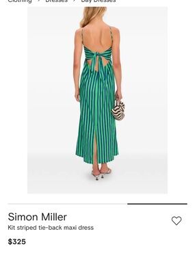 Simon Miller Kit Poplin Stripe Dress
